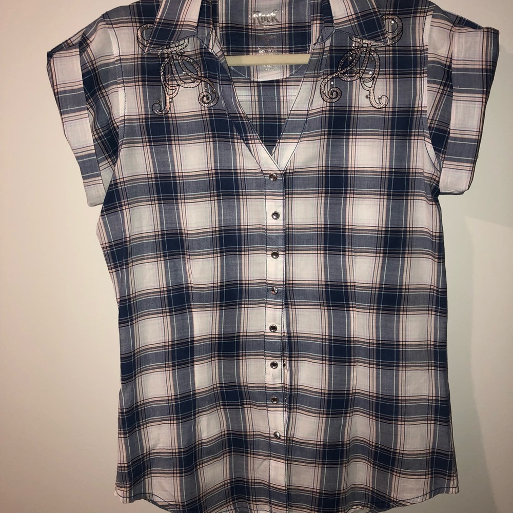 Western Rock 47 Short Sleeve Button Down